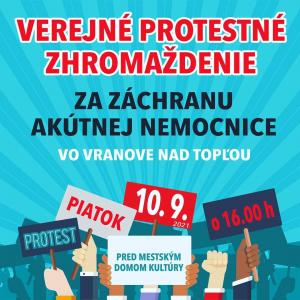 Protestné zhromaždenie 10.9.2021